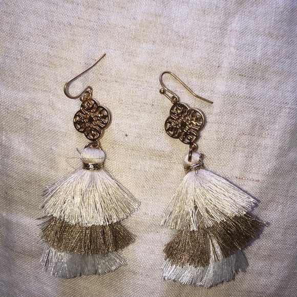 Pom- Pom Earrings - Picture 1 of 1